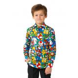 Super Mario skjorte, dreng - Højde cm: 128