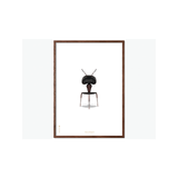 BRAINCHILD Plakat- myren 50*70 cm Mørkt egetræ