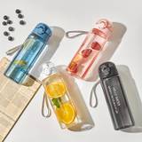 New Plastic Portable Water Cup Student Outdoor Sports Water Bottle Men And Women Summer Sports