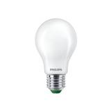 Philips - LED-filament-lyspære - form: A60 - matteret finish - E27 - 5.2 W (tilsvarende 75 W) - klasse A - køligt hvidt lys - 4000 K