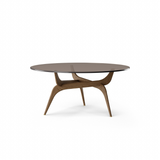 Brdr. Krüger TRIIIO Low Tables - Bronze glass tabletop / Fumed Oak Borde - Møbler