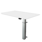 Delta hæve sænke bord - vægmonteret - Hvid laminat - Dencon