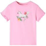 vidaXL T-shirt til børn str. 116 pink
