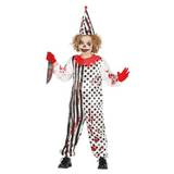 Zombie Clown kostume - Højde cm: 135 (125-135)