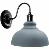 Grå Farve Moderne Retro Væglampe Lommelygte Edison Metal Lampe Vintage Industrielt Loft Design