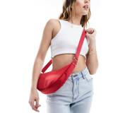 ASOS DESIGN - Rød sling-taske med crossbody-rem i nylon