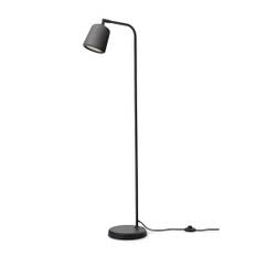 New Works - Material Floor Lamp - Gulvlampe - Dark Grey Concrete - H125 x Ø23 cm
