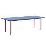 HAY - Two-Colour Table 240 Blue / Marron Red