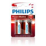 LR14 / C Batteri Philips Power Alkaline 1,5V (pk. á 2 stk)