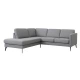 Ask sofa (2 pers. med open-end venstrevendt L226 x D219 cm, Golf Granit stof)