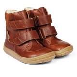 Angulus vinterstøvler til børn TEX-støvle med velcrolukning cognac