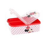 Disney Minnie Mouse madkasse 3 rum , rød