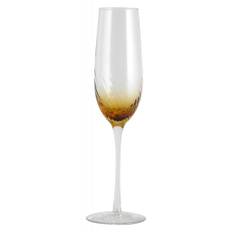 Nordal - GARO Champagne glass - Champagneglas - Amber - H: 27,5 x Ø: 7,7 cm