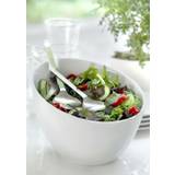 Salatskål med salatbestik
