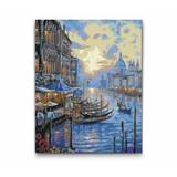 GONDOLA PARKERING VED GRAND CANAL - 40 x 50 cm / Saml selv ramme