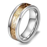 Herre Ring Dragon Design Gold