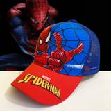 Disney Spiderman Kids Hats Marvel Spiderman Baby Boys Cartoon Baseball Cap Kids Anime Summer Mesh Sun Hat