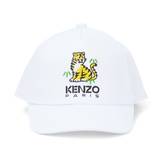 Kenzo Kids Logo cotton baseball cap - multicoloured - 54