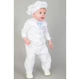 Baby jakkesæt: Lille Magnus, lyseblå: sømandsdåbs jakkesæt eller lille brudesvend - 9-12 mdr.