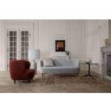 GUBI Stay Sofa Fully Upholstered, 190x95 cm - Dedar Karakorum 004/Oak
