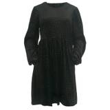 Petit By Sofie Schnoor velour kjole, black - 176,16år