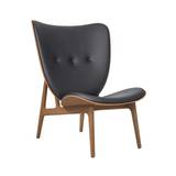 NORR11 | Elephant Lounge Chair - Leather - Smoked Oak, Læder - Dunes Anthracite 21003