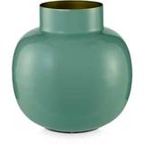 Pip Studio Vase Metal Round Green 10 cm