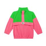 Mini Rodini Padded fleece half-zip sweater - pink - Y 1,5-3