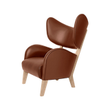 My Own Chair - Nevada - Natur eg / Læder / Nevada Cognac 2488 / Natur Eg Lænestole - Møbler