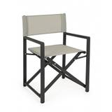 2 x Have klapstole i aluminium og textilene H86 cm - Charcoal/Stengrå