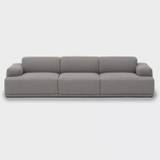 Muuto Connect Soft Sofa 3-pers Config 1 - 3 personers sofaer Re-wool 128 - 96015