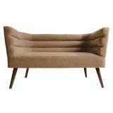 Explicit sofa fra Leitmotiv – chokoladebrun ruskind