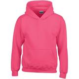 Gildan Heavy Blend Childrens Unisex Hooded Sweatshirt Top / Hoodie - XS / Heliconia