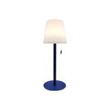 Lindby Azalea LED genopladelig lampe, indstillelig hvid, blå
