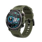 S56T Touch Screen Smartwatch. IP67 Vandtæt Aktivitets ur med skridttæller mm. Jungle Green.