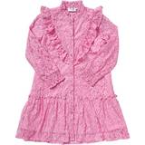 Børne kjole str. 110/116 - Pink (På lager i et varehus)