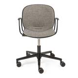 Ethnicraft - RBM Noor Office Chair With Armrest Grey