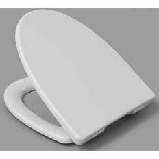 ISeat Cera/saval toiletsæde m/softclose og lift-off beslag - Hvid
