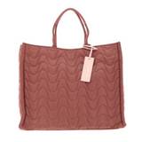Never Without Bag Nylon Matelasse Handbag Camelia / Camelia