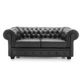 Chesterfield Manchester 2 personers Lædersofa