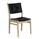 Saxo spisebordsstol - massiv egetræ - H 92 x D 58 x B 46 cm