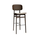 NORR11 NY11 Bar Chair SH: 75 cm - Dark Smoked Oak/Hallingdal 220