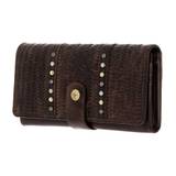 Perth Wallet with Flap Brown