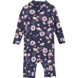 Color Kids Baby Suit L/S, AOP Str 104 - Uv Tøj & Hatte hos Magasin - Lavender Mist
