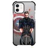 Marvel Captain America Phone Case For iPhone And Samsung Galaxy Devices - Captain America - Avengers Infinity War Logo Illustration