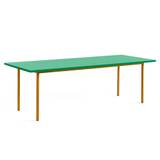 HAY - Two-Colour Table 240 Green Mint / Ochre