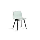 HAY AAC 12 About A Chair SH: 46 - Black Lacquered Solid Oak/Dusty Mint