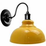 Gul farve Moderne Retro Væglampe Lommelygte Edison Metal Lampe Vintage Industrielt Loft Design