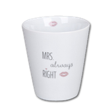 Krasilnikoff Happy Mug Mrs. Always Right