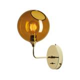 Ballroom H37 amber/gold væglampe
